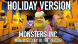 Holiday Version: Monsters Inc. Mike and Sulley to the Rescue at Disney California Adventure
