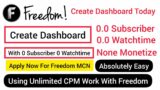 How To Join Freedom MCN || Freedom MCN || Freedom || MCN Network || MCN Join || Freedom MCN 2022