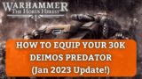 How to Equip Your Deimos Predator (January 2023 Update)