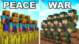 I Made 100 Players Simulate WAR in Minecraft…