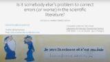 Is it somebody else’s problem to correct errors in the scientific literature?   Raphael Levy