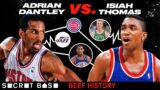 Isiah Thomas and Adrian Dantley beefed so hard one guy got rings and the other "got screwed"