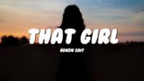 Kenzie Cait – that girl (Lyrics)