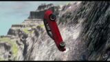Leap of Death vs Car Jumps & Falls #18 BeamNG drive Crashes