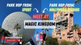 Let's MEET at Disney World's MAGIC KINGDOM! | We Park Hopped from Hollywood Studios AND Epcot!