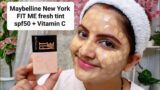 Maybelline New York Fresh tint spf50 + vitamin c for everyday makeup base | RARA | flawless Facebase