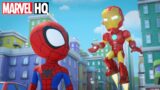 Meet Spidey and His Amazing Friends S2 Short #2 | Iron Man Lends a Hand | @Disney Junior @Marvel HQ