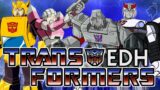 Megatron vs Goldbug vs Prowl vs Arcee | Transformers Commanders | Magic: The Gathering EDH