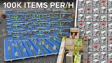 Minecraft Ultimate Iron Farm Tutorial – 83,000 Iron Per Hour!