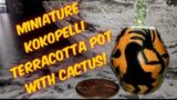 Miniature Kokopelli Terracotta Pot With Cactus! @MonettMcHazlettErmis