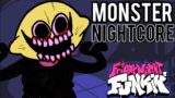 Monster (Nightcore) | Friday Night Funkin' Vs Lemon Demon