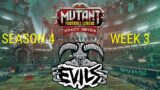 Mutant football league – Evils dynasty – season 4 week 3 vs New Goreleans Zombies