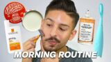 My FULL Morning GRWM Routine | Oral Care, Haircare, Skincare, Fragrance | AD