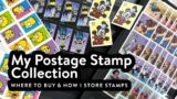 My Postage Stamp Collection – Stamps I Use for Mail Art, Where I Buy Stamps & Store Them