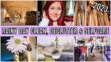 NEW RAINY DAY CLEAN WITH ME DECLUTTER ASMR AND SELF CARE SINGLE WIDE MOBILE HOME HOMEMAKING 2023