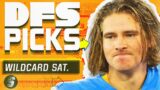 NFL DFS Picks: Deeper Dive & Live Before Lock (Saturday) | NFL Playoffs Daily Fantasy Football
