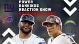NFL Divisional Round Power Ranking Reaction Show