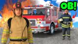 OB & I Became Firefighters and We Should Be FIRED! (Into The Flames)