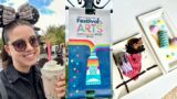 Opening Day of Festival of the Arts at Epcot! Food Booths, Art and Merch!