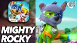 PAW PATROL RESCUE WORLD MIGHTY PUPS – Mighty Rocky To The Rescue!