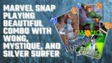 PLAYING BEAUTIFUL COMBO WITH WONG, MYSTIQUE AND SILVER SURFER – MARVEL SNAP