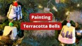 Painting Christmas Terracotta Pot Bell Ornaments