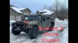 Painting my Midwest Military Humvee X Doors