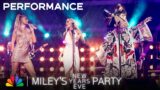 Paris Hilton Sings "Stars Are Blind" with Miley Cyrus and Sia | Miley’s New Year’s Eve Party on NBC