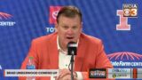 Postgame Press Conference: Brad Underwood shares his thoughts as Illinois wins 85-52