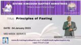 Principles of Fasting (04/01/23)