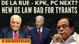 R Rajagopalan I De La Rue – KPK, PC next? I New US law bad for Tyrants