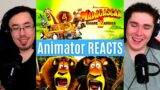 REACTING to *Madagascar 2: Escape to Africa* EVEN FUNNIER?? (First Time Watching) Animator Reacts