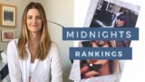 Ranking Taylor Swift's Midnights // Thoughts on the tracks, song analysis, and love for TS10.
