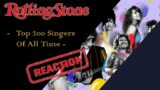 Rolling Stone: Top 200 Singers | Reaction