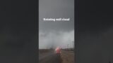 Rotating Wall Cloud during a Regional Tornado Outbreak