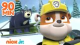 Rubble's Snow Rescues & Adventures! w/ PAW Patrol Everest | 90 Minute Compilation | Rubble Official