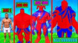 SHINCHAN Growing SMALLEST RED & BLUE HULK AGE SUIT TO BIGGEST BLUE & GREEN HULK AGE SUIT in GTA 5!