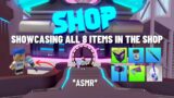 SHOWCASING ALL 8 ITEMS IN RB BATTLES SHOP! *Roblox*