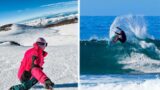 SNOWBOARDING AND SURFING IN THE SAME DAY | HAWAII