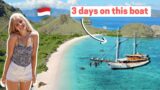 Sailing around KOMODO Islands, Pink beach & National Park Flores – Vlog #17 – Janine Freuling