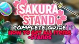 Sakura Stand Complete Guide (How to get all Items + Stands)