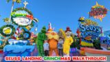 Seuss Landing Full Grinchmas Walkthrough at Universal's Islands of Adventure (Jan 2023) [4K]