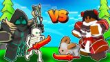 Skeleton ARMY VS KILLER Sheep ARMY! Which Is OP In Roblox Bedwars!