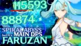 Spiral Abyss but I play MAIN DPS FARUZAN!