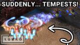 StarCraft 2: Dark's Epic OVERLORD MICRO TRICK vs Tempests!
