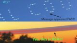 Strange eerie message appears in sky out of nowhere!