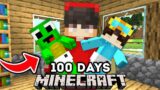 Surviving 100 Days With BABY MIKEY & JJ and Nico & Cash In Minecraft Challenge (Maizen Mizen Mazien)