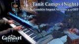 Tanit Camps Night BGM/Genshin Impact 3.4 OST Piano Cover (Sheet)