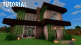 Terracotta Modern house in Minecraft | Tutorial | Outside and Inside | Easy | ASMR