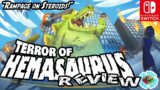 Terror of Hemasaurus Review #indiegame #gamedev #nintendoswitch  #terrorofhemsaurus #kaijuattack